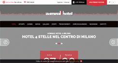 Desktop Screenshot of admiralhotel.it
