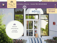 Tablet Screenshot of admiralhotel.fr