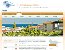 Tablet Screenshot of admiralhotel.gr