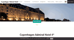 Desktop Screenshot of admiralhotel.dk