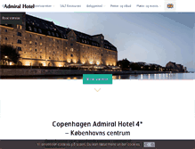 Tablet Screenshot of admiralhotel.dk